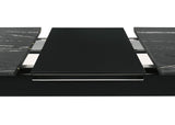 Leaf storage mechanism under Crestmont table