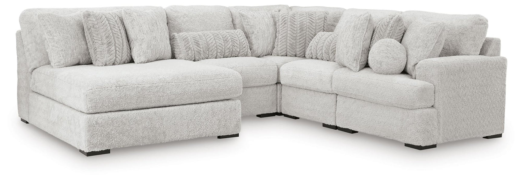 Cuddle Plush Arctic 5-Piece Sectional with Chaise - image 1
