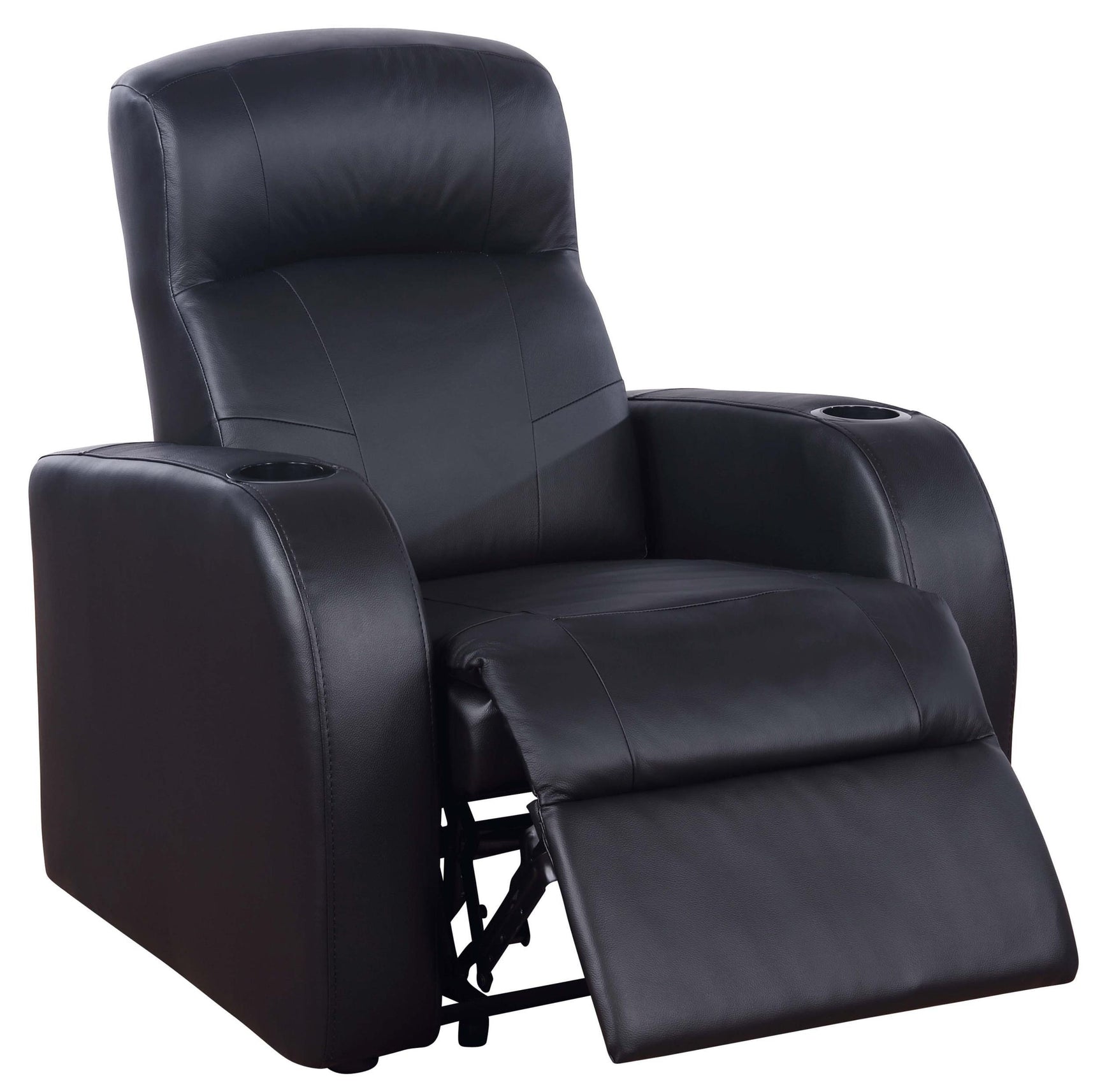 Cyrus 7-piece home theater seating side profile