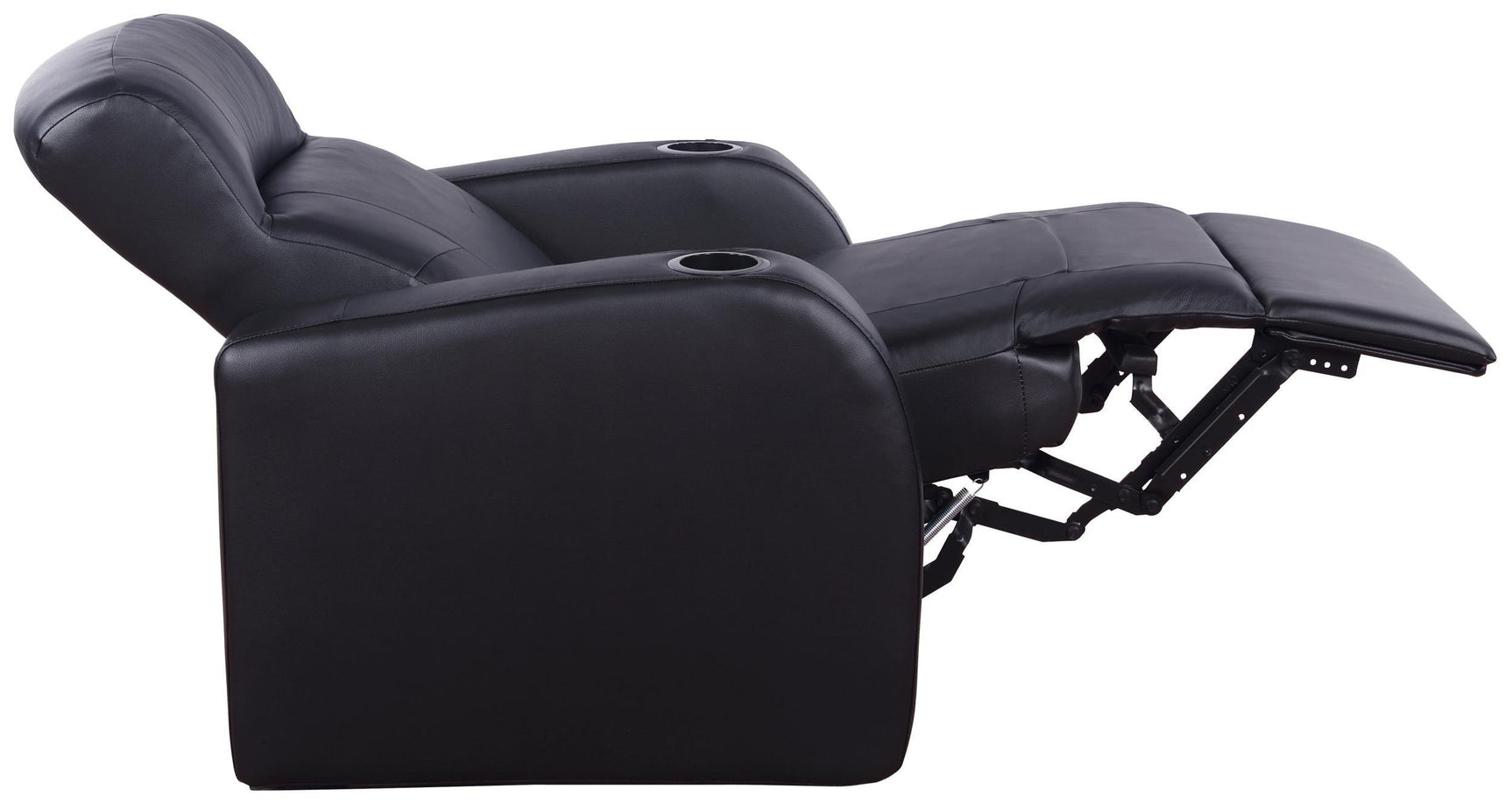 Top view showing spacious seating width and depth of Cyrus set