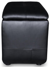 Console fitting between two theater recliners