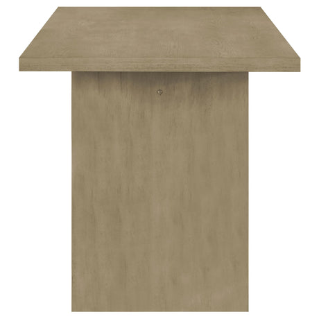 Decker 7-piece 70-inch Rectangular Counter Height Dining Set Cream and Natural Oak — product image 5