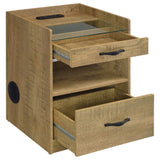 Furda Mango 2-Drawer LED Nightstand with Speaker — product image 3