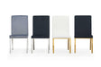 Grey velvet Mimi dining chair with chrome legs