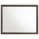 Farre Dark Brown Dresser Mirror 46" x 36.25" — product image 3