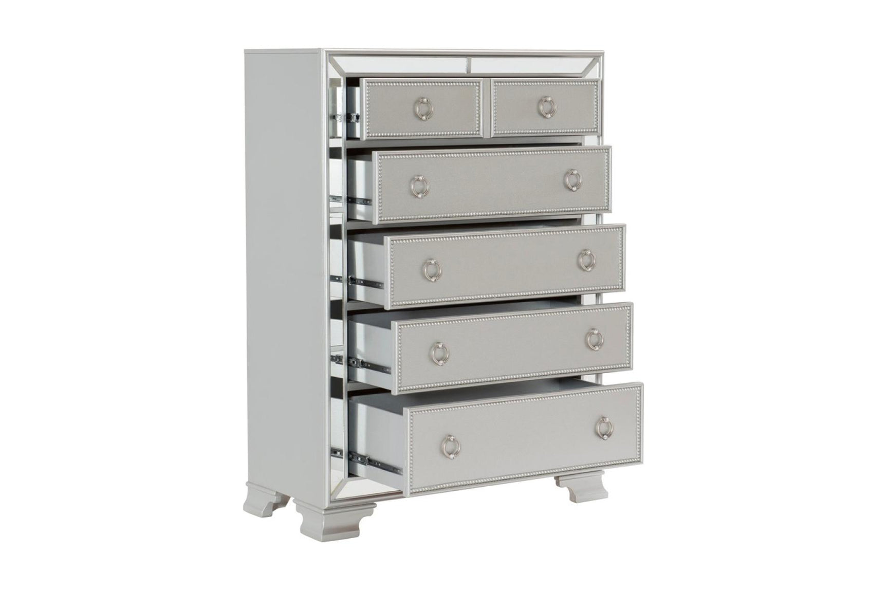 Avondale Gray Upholstered Tufted Panel Bedroom Set