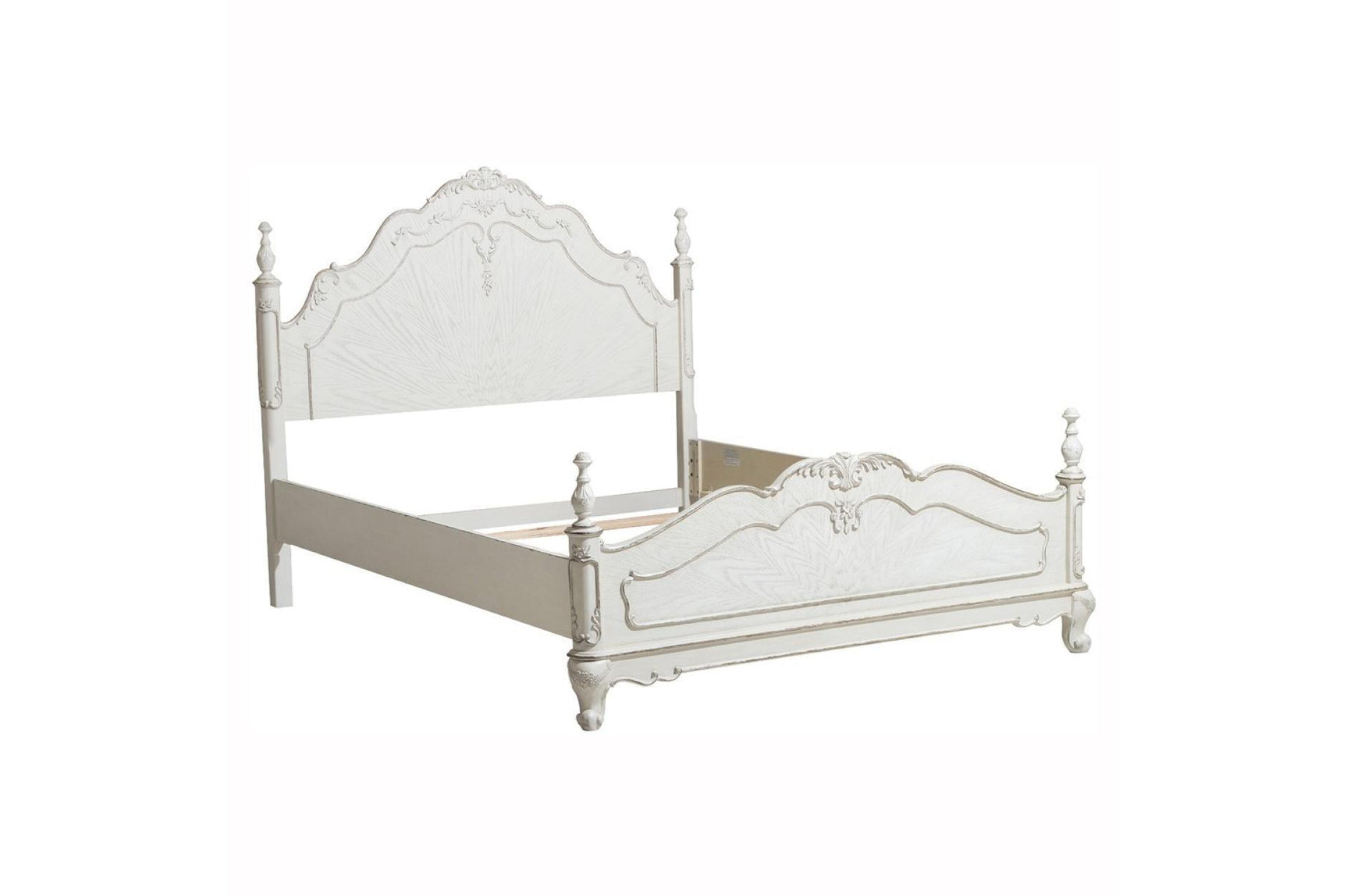 Cinderella Antique White Youth Panel Bedroom Set - Nightstand with two drawers