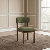 Faulkner Moss Green Upholstered Dining Side Chair Set of 2 — product image 2