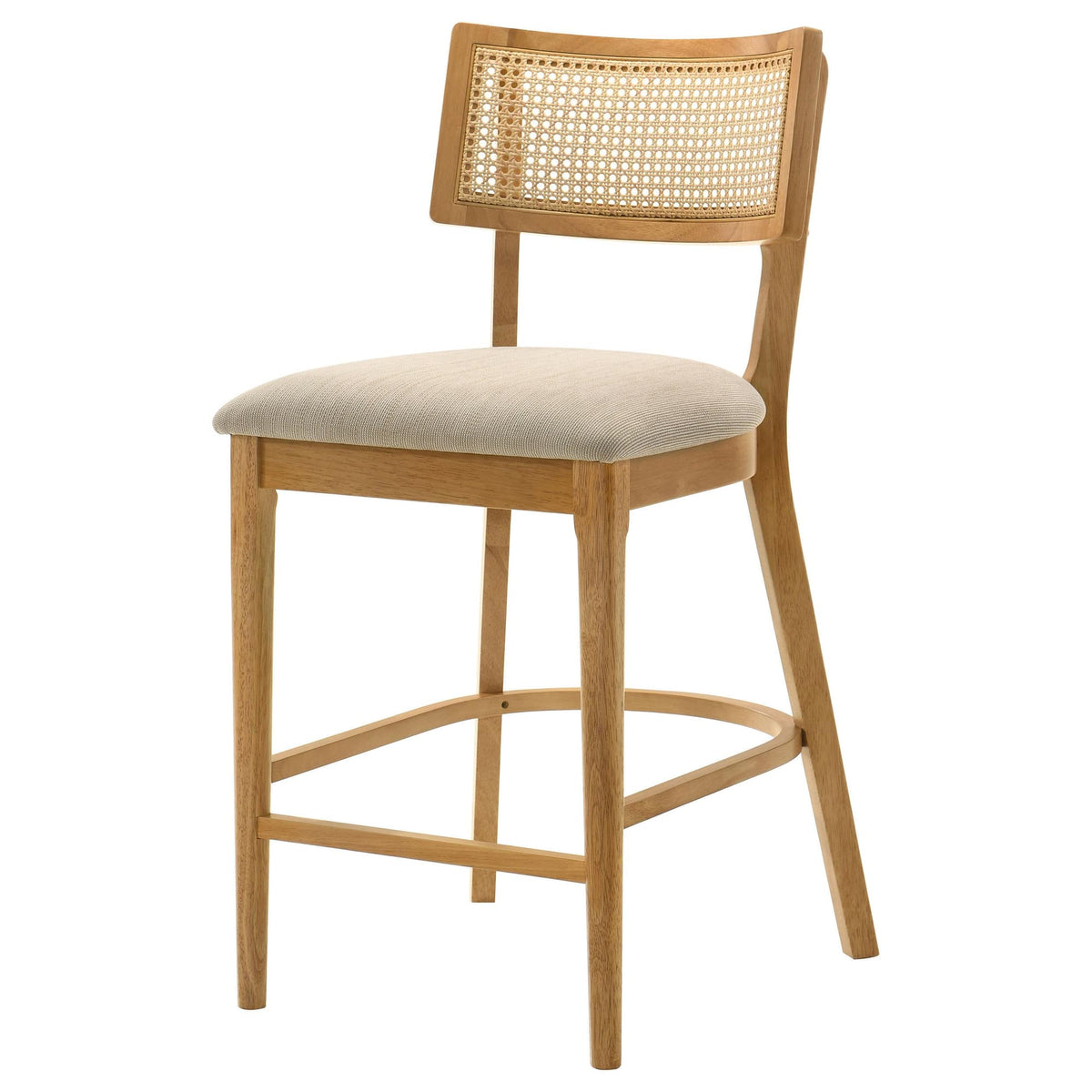 Fabra Cane Back Counter Height Chair Honey Wheat Set of 2 — product image 5