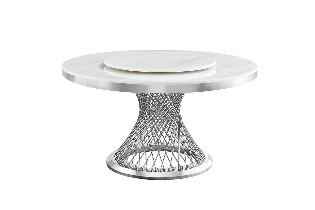 Unico dining table surface close-up showing marble-like finish