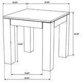 Butte Square Mango Wood End Table Natural — product image 6