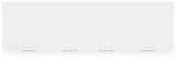 Binterglen White 6-Drawer Dresser — product image 9