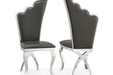 Paris Cream PU Upholstered Dining Chair with Gold Frame