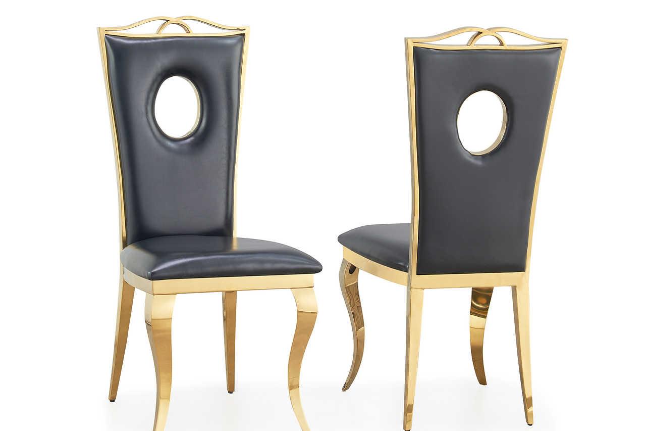 Santiago dining chairs group showing all color and finish options