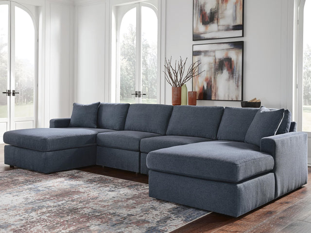Modmax Ink 4-Piece Double Storage Chaise Sectional — product view