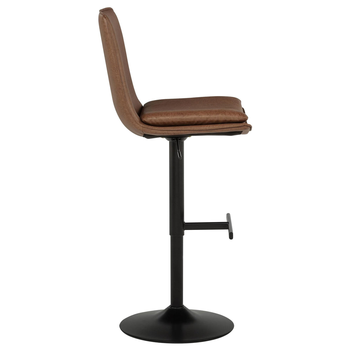 Eldridge Faux Leather Upholstered Adjustable Bar Stool Coffee — product image 10