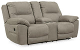 Next-Gen Putty Gaucho Sofa and Loveseat Set — angled view