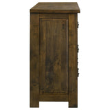 Doherty 6-Drawer Bedroom Dresser Rustic Brown — product image 9