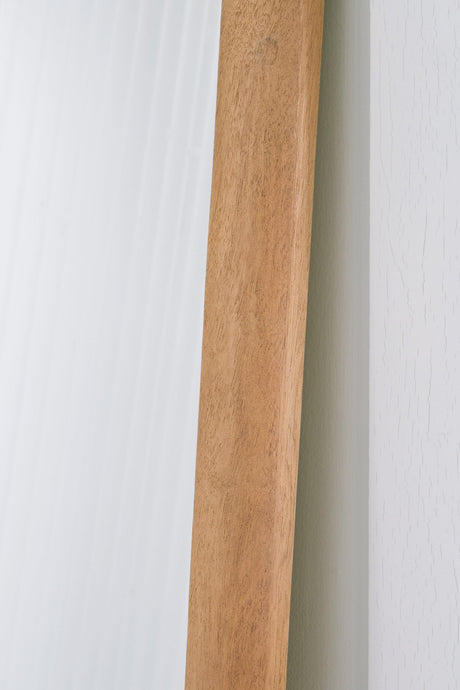 Dairville Floor Mirror detail of mounting bracket
