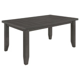 Room view of Dalila Cappuccino Rectangular Dining Room Set dining furniture