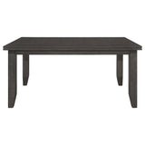 Detail view of Dalila Cappuccino Rectangular Dining Room Set dining furniture