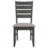 Room angle view of Dalila Cappuccino Rectangular Dining Room Set