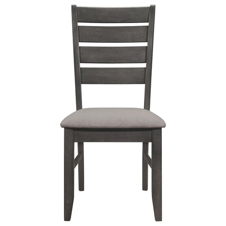 Room angle view of Dalila Cappuccino Rectangular Dining Room Set