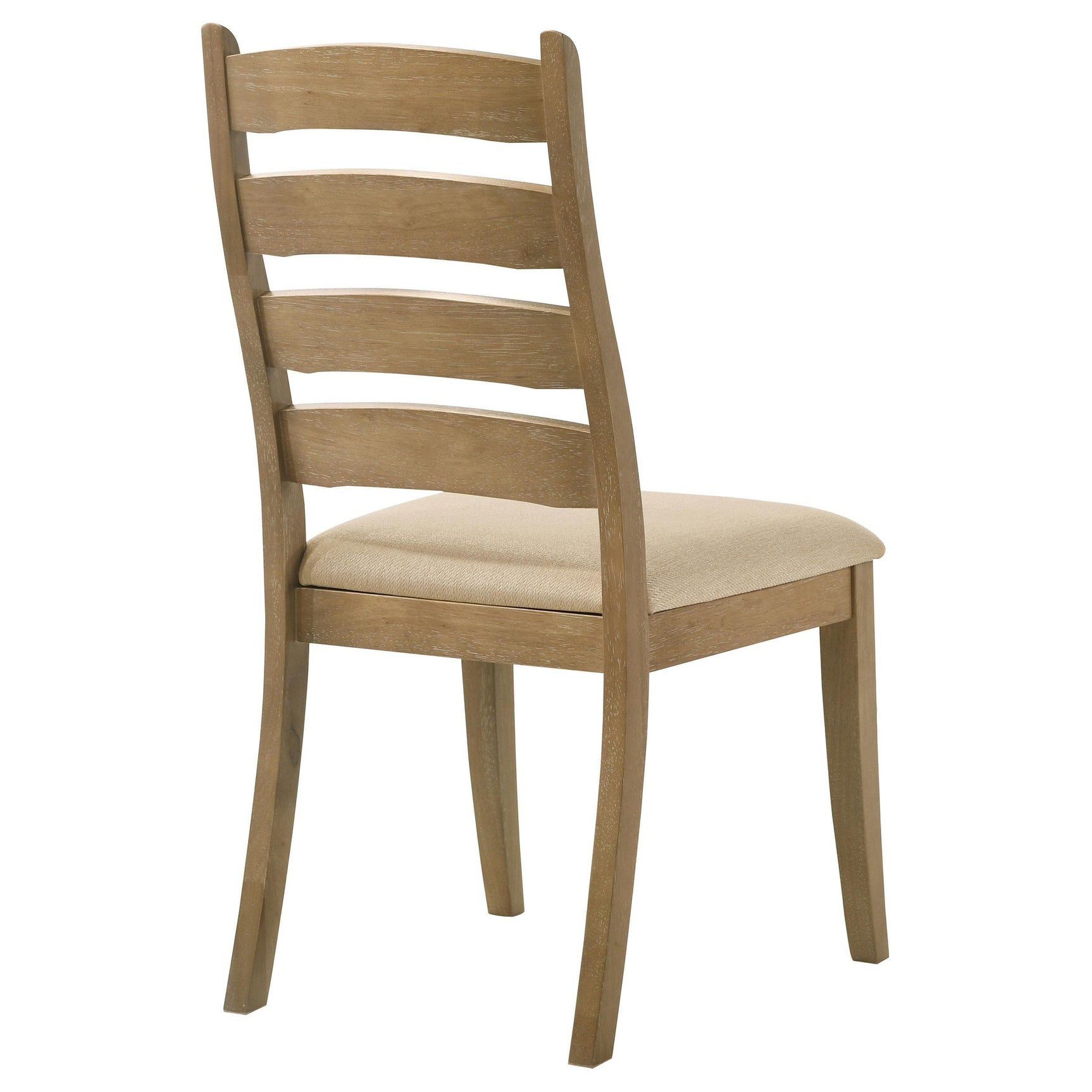 Stacked view of Danvers brown oak wood dining chairs