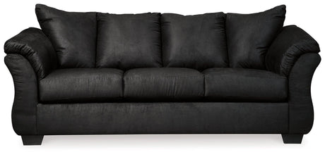 Main view of Darcy Black Sofa and Loveseat furniture