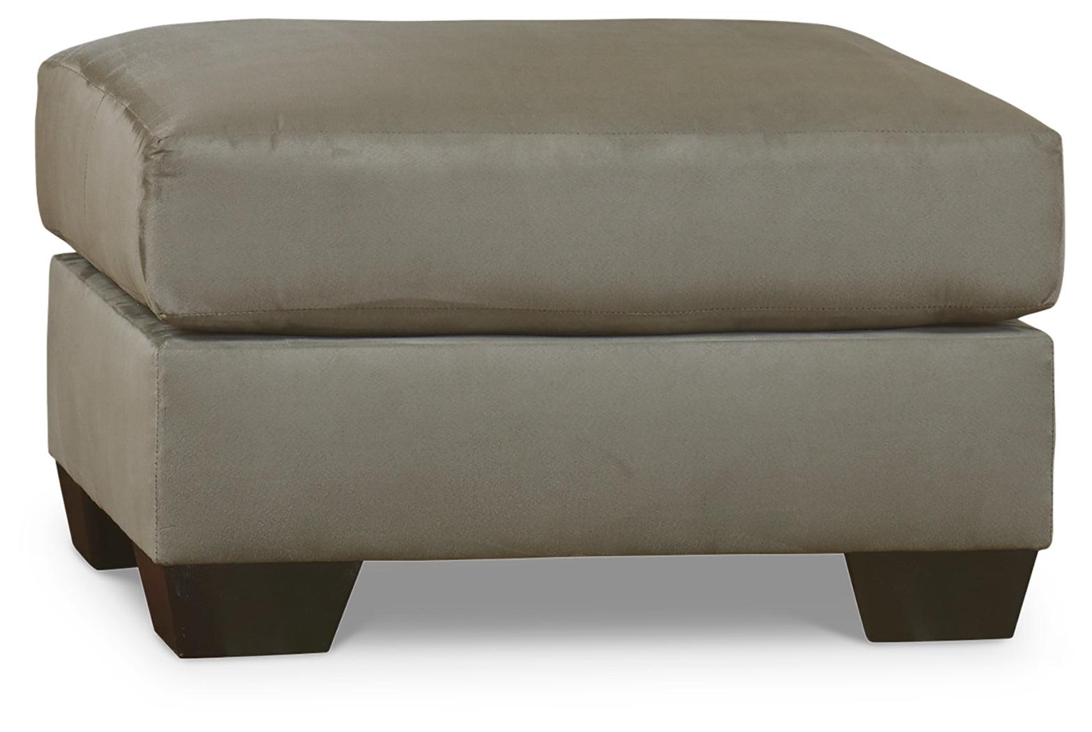 Close-up of Darcy Chair upholstery and armrest