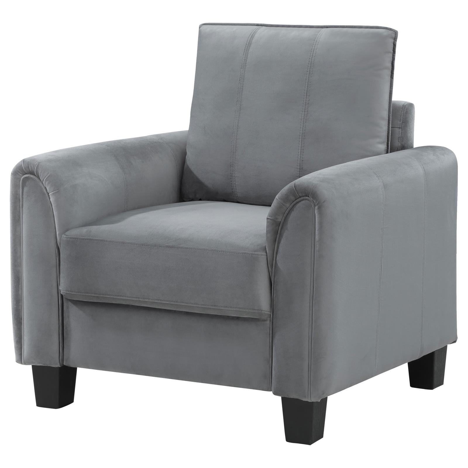 Davis chair plush reversible back cushion detail