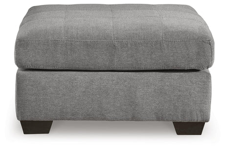 Marleton Gray 2-Piece Sleeper Sectional with Ottoman — front view