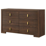 Etienne Walnut 6-Drawer Bedroom Dresser — product image 4