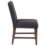 Naser Parsons Dining Side Chair Grey and Dark Walnut (Set of 2) — product image 10