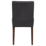 Naser Parsons Dining Side Chair Grey and Dark Walnut (Set of 2) — product image 8