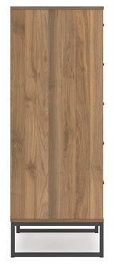 Deanlow Chest of Drawers full view in styled bedroom