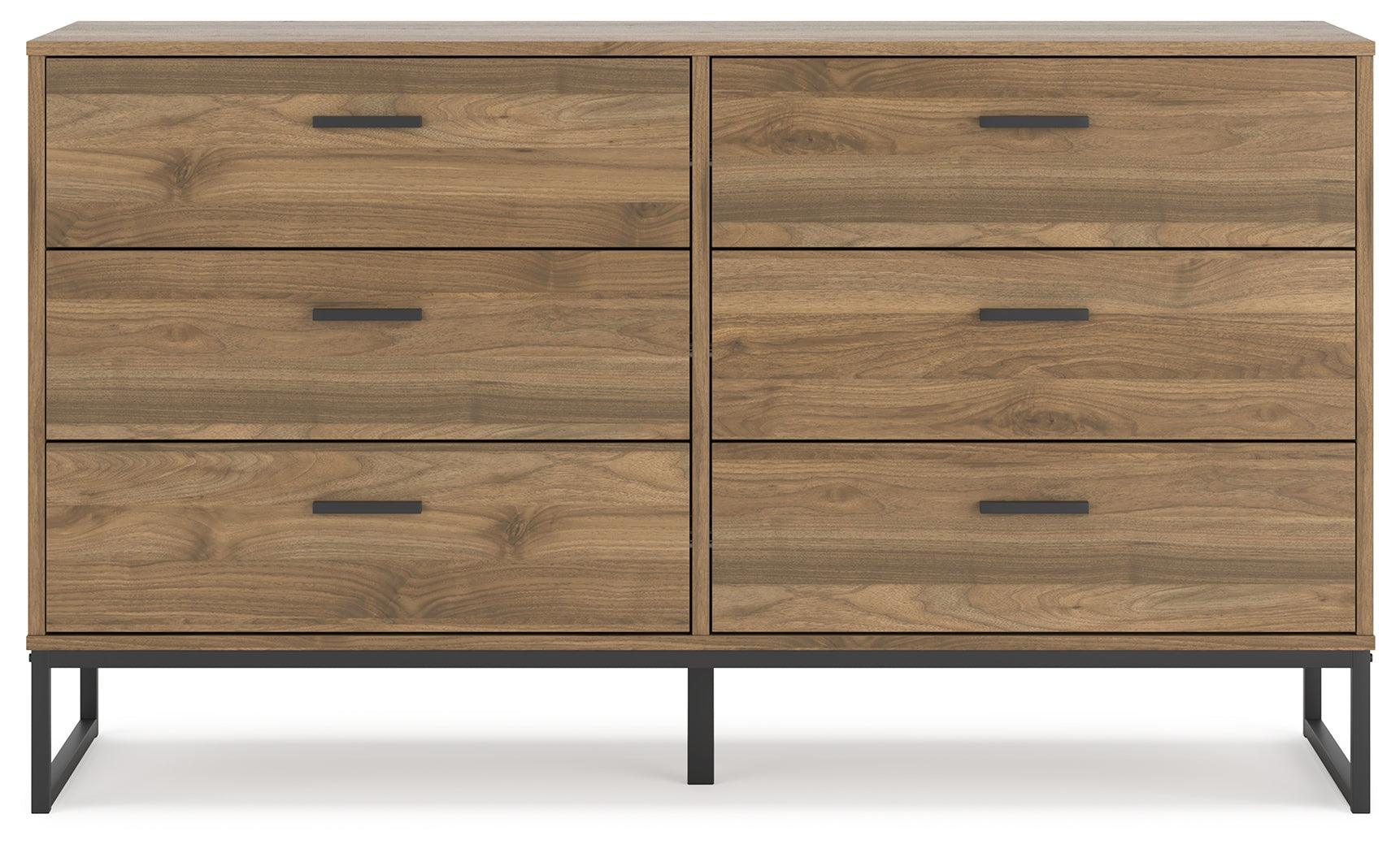 Top view of Deanlow Honey dresser surface