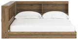 Assembly components of Deanlow Honey Bookcase Bed