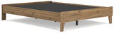 Deanlow Honey Queen Platform Bed close-up of laminate finish