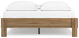 Deanlow Honey Queen Platform Bed full bed perspective