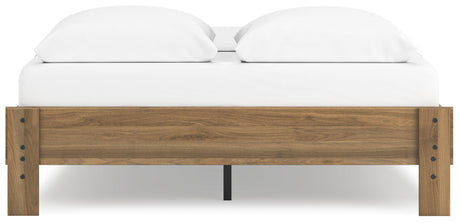 Deanlow Honey Queen Platform Bed full bed perspective