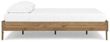 Deanlow Honey Queen Platform Bed wood grain texture