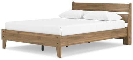 Deanlow bed corner detail with platform base
