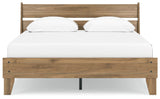 Full view of Deanlow Queen Platform Bed in bedroom setting