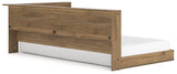 Deanlow Honey Twin Bookcase Storage Bed full profile