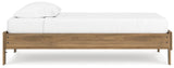 Deanlow Honey Twin Platform Bed corner detail
