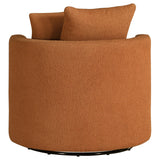 Plywood frame detail of Debbie accent chair