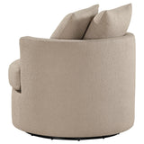Removable seat cushion on Debbie Swivel Accent Chair