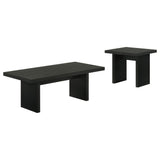 Decker 2-piece Coffee and End Table Set Black view 2
