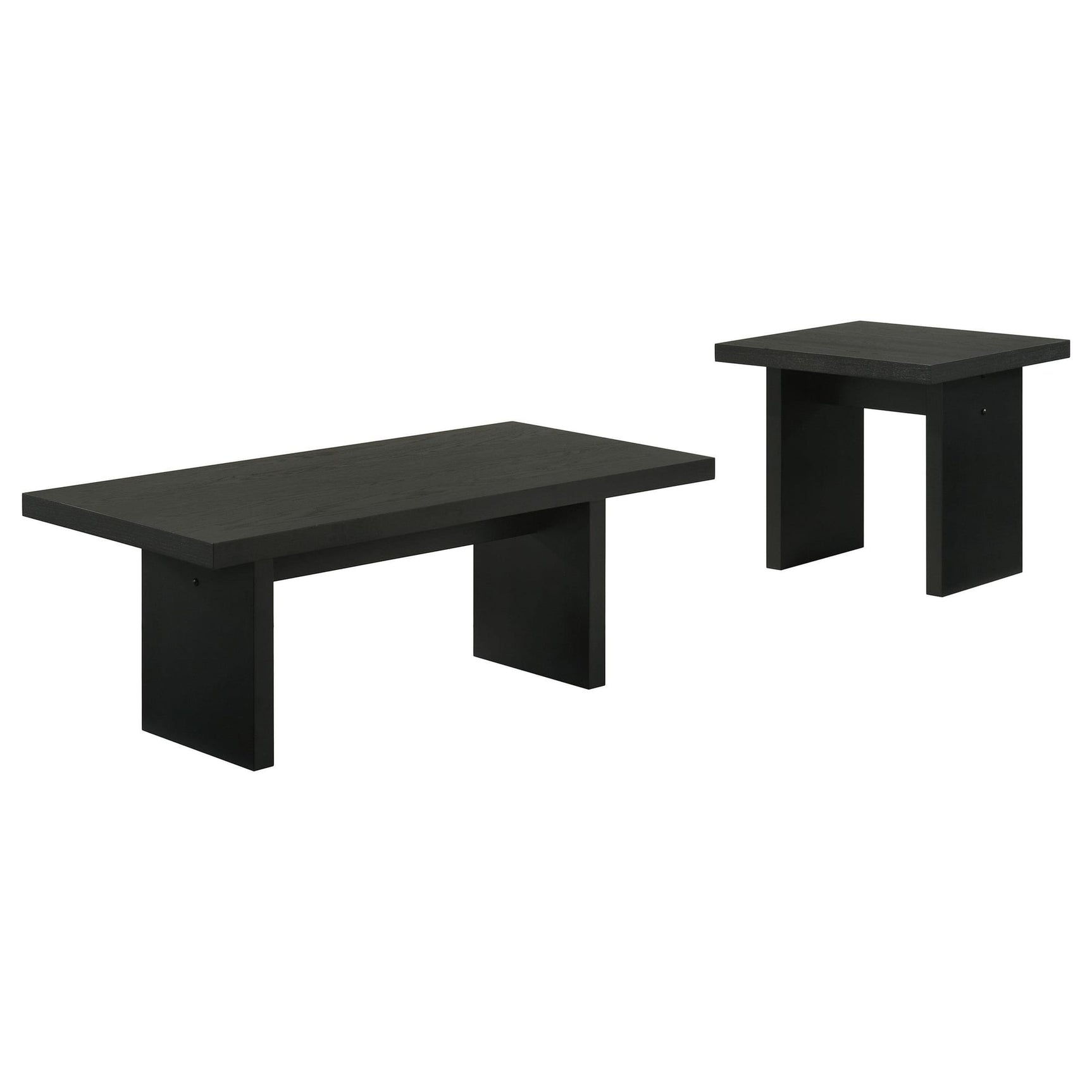 Decker 2-piece Coffee and End Table Set Black view 2